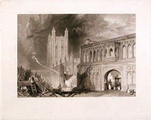 Malvern Abbey und das Tor von Joseph Mallord William Turner