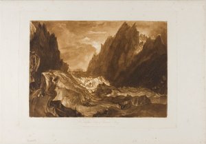 Mer de Glace, Tafel 50 aus Liber Studiorum