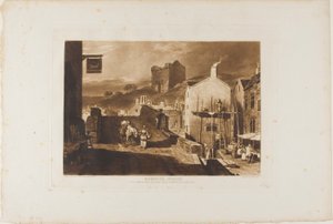 Morpeth, Platte 21 aus Liber Studiorum von Joseph Mallord William Turner
