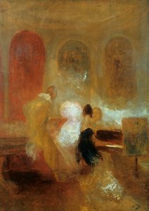 Musikparty, East Cowes Castle von Joseph Mallord William Turner