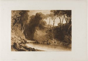 In der Nähe von Blair Athol, Platte 30 aus Liber Studiorum von Joseph Mallord William Turner
