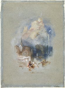 Nicolas Poussins Geburtshaus von Joseph Mallord William Turner