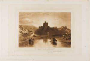 Norham Castle, Platte 57 aus Liber Studiorum von Joseph Mallord William Turner