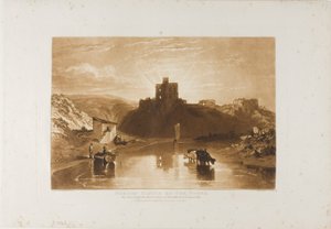 Norham Castle, Platte 57 aus Liber Studiorum von Joseph Mallord William Turner