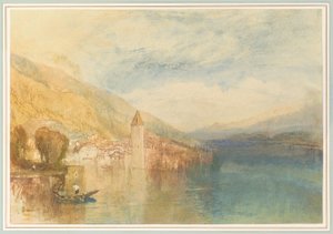 Oberhofen am Thunersee, Schweiz von Joseph Mallord William Turner