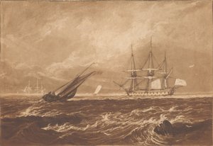 Originalskizze eines Bildes für W. Leader, Esq. von Joseph Mallord William Turner
