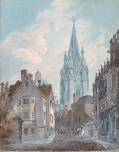 Oxford: St. Marys von Oriel Lane von Joseph Mallord William Turner