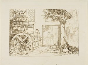 Pembury Mill, Kent, Platte 12 aus Liber Studiorum