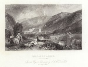 Rievaulx Abbey in Yorkshire von Joseph Mallord William Turner