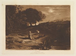Rispah, 2. Buch Samuel, Kapitel 21 Liber Studiorum, Teil IX, Tafel 46, 23. April 1812