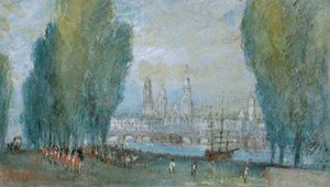 Rouen Saint-Severistä nähtynä von Joseph Mallord William Turner