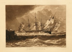 Schiffe in einer Brise von Joseph Mallord William Turner