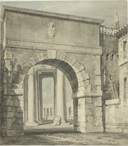 St. Peter durch die Porta Angelica gesehen