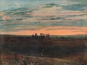 Stonehenge: Sonnenuntergang, 1909