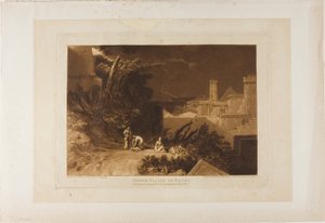 Die zehnte Plage Ägyptens, Platte 61 aus Liber Studiorum von Joseph Mallord William Turner