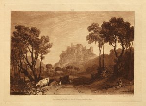 Das Schloss über den Wiesen von Joseph Mallord William Turner