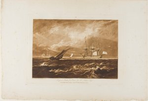 Das Führer-See-Stück, Platte 20 aus Liber Studiorum von Joseph Mallord William Turner