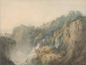 Tivoli mit dem Tempel der Sibylle und den Kaskaden