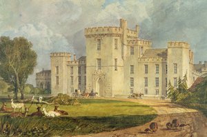 Ansicht von Hampton Court von Nordwesten, ca. 1806 von Joseph Mallord William Turner