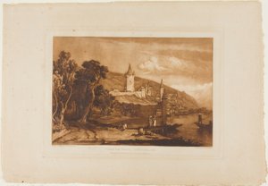 Stadt Thun, Platte 59 aus Liber Studiorum von Joseph Mallord William Turner