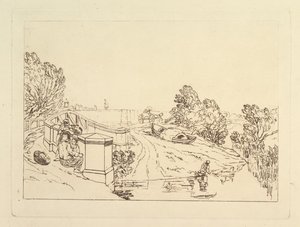 Wasserkresse-Sammler, Liber Studiorum, Teil XIII, 1819