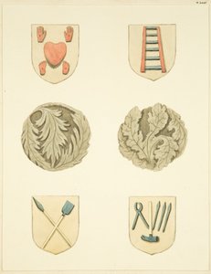 Gewölbesteine (Bossen) in der Decke der Redcliffe-Kirche von Joseph Manning