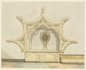 Grab von Sir Charles Vaughan in der Kathedrale von Bristol von Joseph Manning