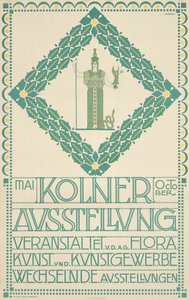 Ein Plakat für das Kölner Kunstfestival 1905, 1905