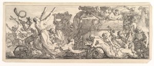 Die Ankunft des Weinfasses, ca. 1755 von Joseph Marie Vien the Elder