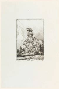 Die schwarze Sultanin, Tafel 28 aus der Serie Die Karawane des Sultans nach Mekka von Joseph Marie Vien the Elder