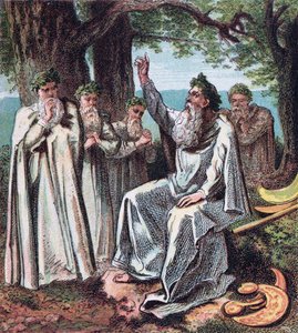 Druiden aus: Bilder der englischen Geschichte, 1868