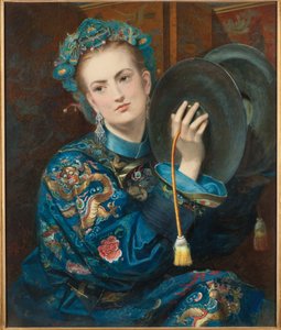 Eine Frau in orientalischem Kostüm, 1866 von Joseph Middleton Jopling
