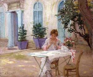 Frühstück auf der Terrasse