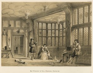 Erkerfenster, in der Halle, Bramhall, Cheshire