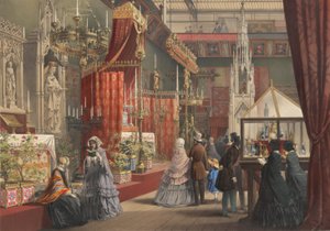Mittelalterlicher Hof: Die Große Ausstellung von 1851, 1854 von Joseph Nash