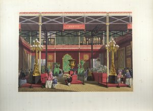 Russische Ausstellung im Inneren während der Großen Ausstellung 1851