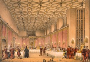 Das Zimmer, Hampton Court, veröffentlicht 1838