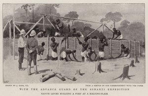 Mit der Vorhut der Ashanti-Expedition