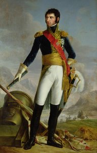 Porträt von Charles Jean Baptiste Bernadotte (1763-1844) nach einem Gemälde von Francois Joseph Kinson (1771-1839)