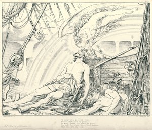 Illustration zu Coleridges Rime of The Ancient Mariner von Joseph Noel (after) Paton