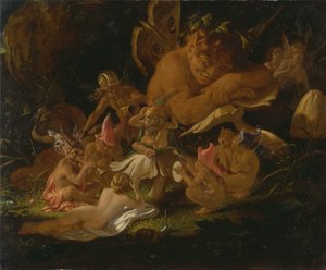 Puck und Feen, aus "Ein Sommernachtstraum" von Joseph Noel Paton