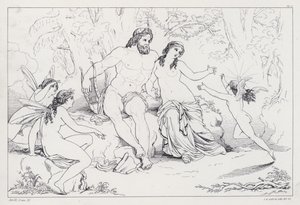 Prometheus Unbound, Akt III, Szene 4 von Joseph Noel after Paton