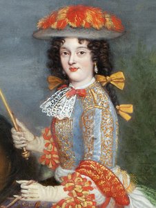Marie Anne Mancini - Schloss Skokloster (beschnitten und bearbeitet) von Joseph Parrocel