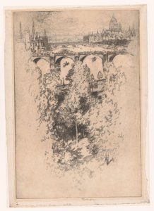 London über die Waterloo-Brücke