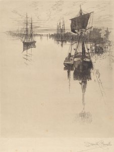 Unter der Chestnut St. Brücke, Philadelphia, 1884