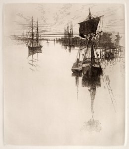 Unterhalb der Chestnut Street Brücke, Philadelphia, 1884