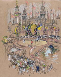 Coney Island von Joseph Pennell