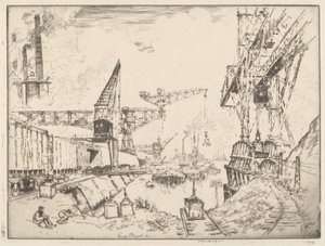 Kräne in Duisburg