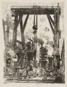 Englische Kriegsarbeit: Die alte Geschützstellung