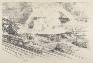 Falls Station, Niagara, 1910 von Joseph Pennell